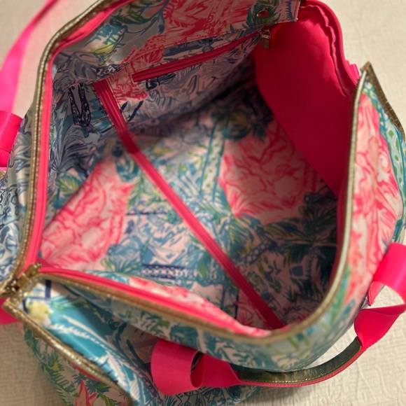 Lilly Pulitzer Convertible Weekender Garment Duffel Bag “Bohemian Wueen - Picture 6 of 8